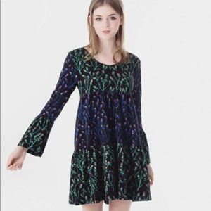 Thief & Bandit Berry Babydoll Dress XS